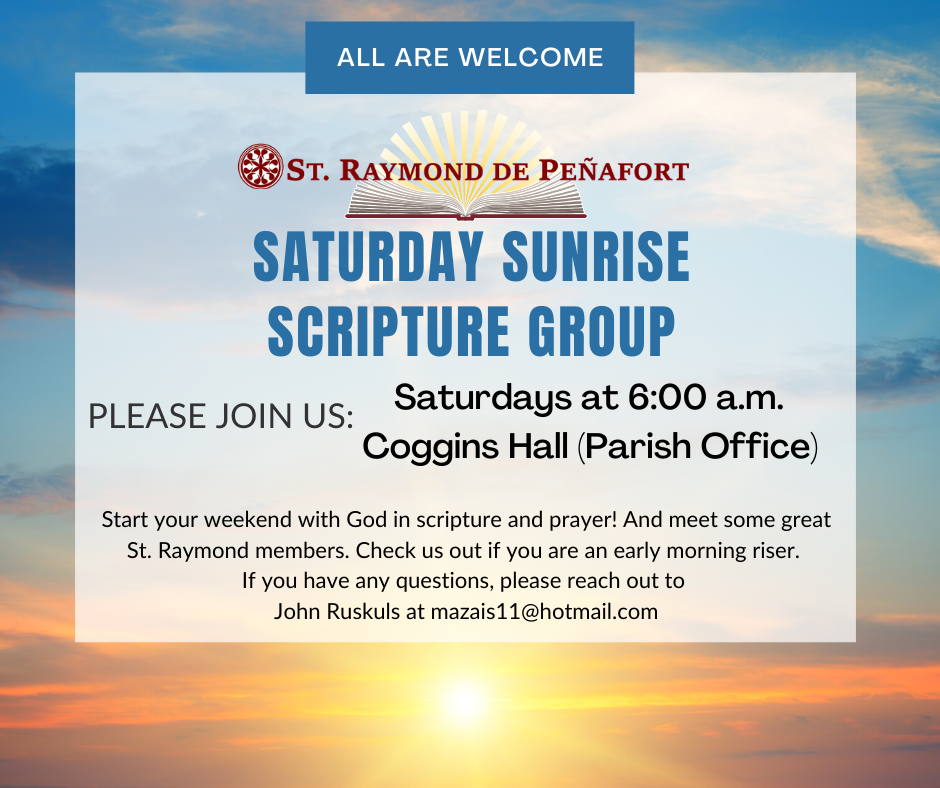 Saturday Sunrise Scripture Group