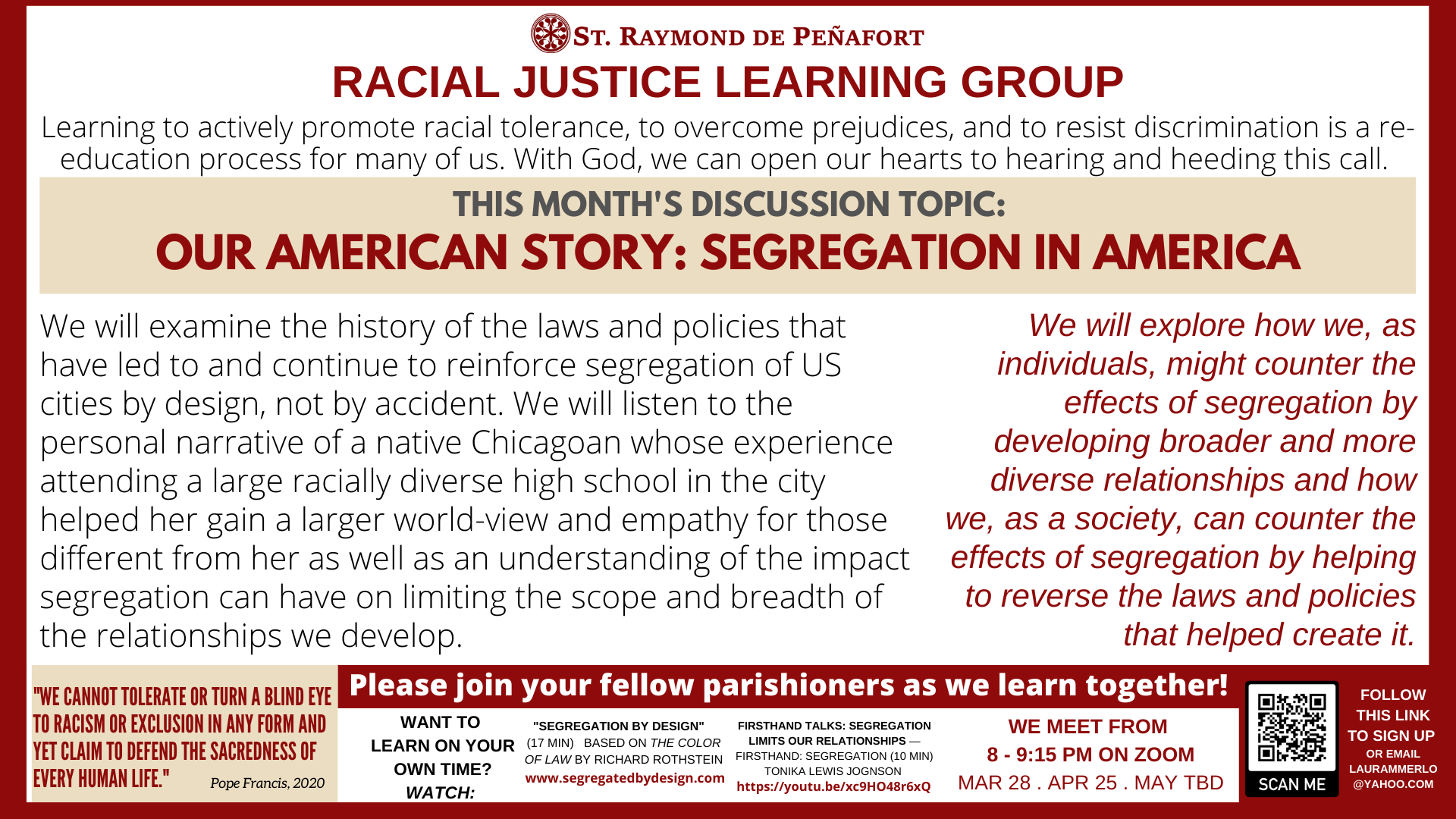Racial Justice Learning Group