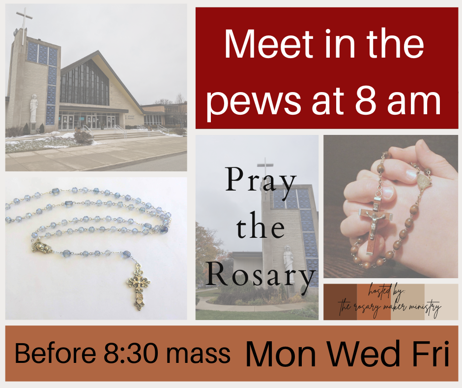 Rosary Makers pray the rosary