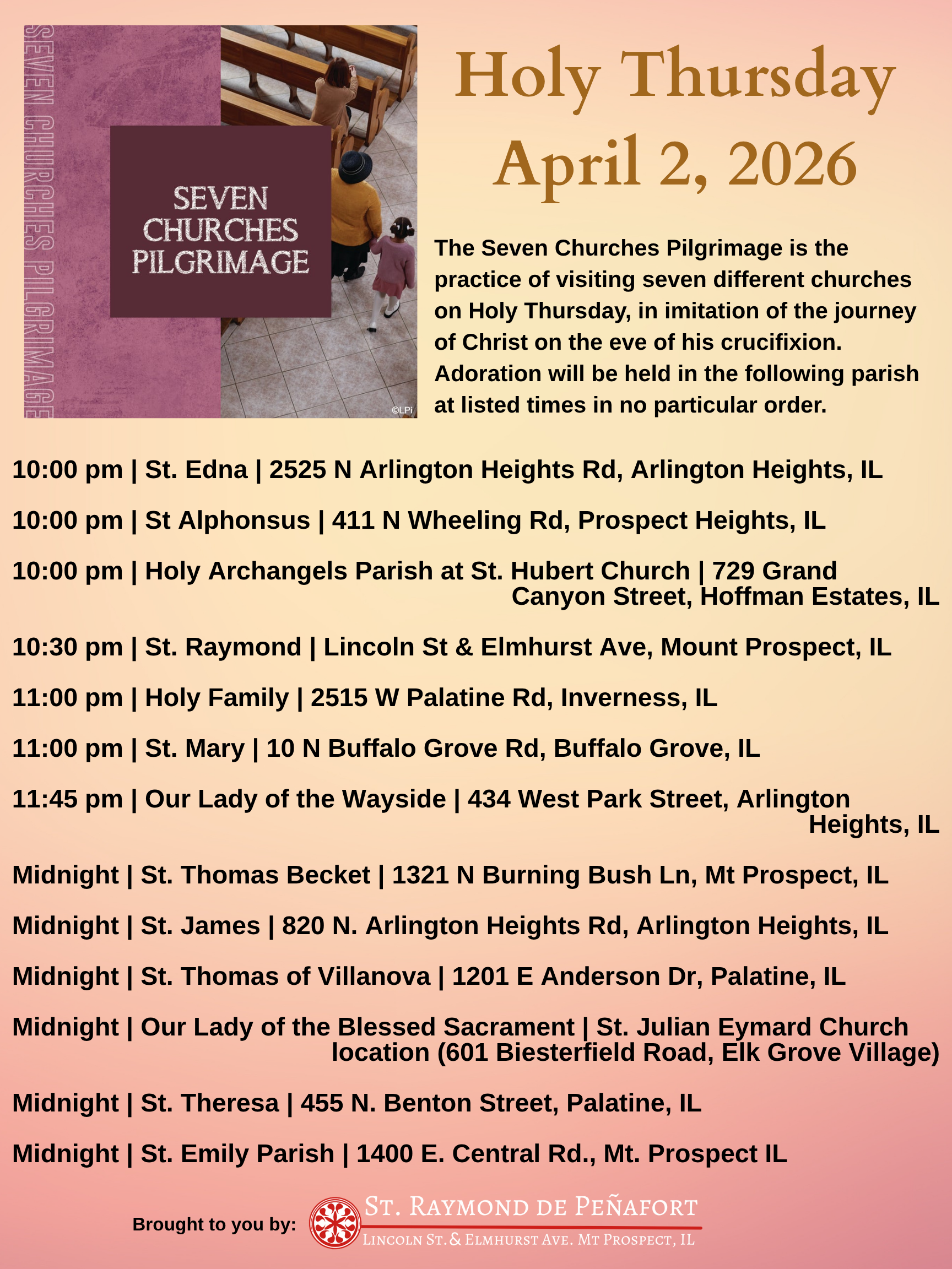 Holy Thur 7 Churches Holy Thur 7 Churches